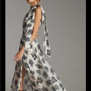 Sachin + Babi Black and White Asymmetrical Dress